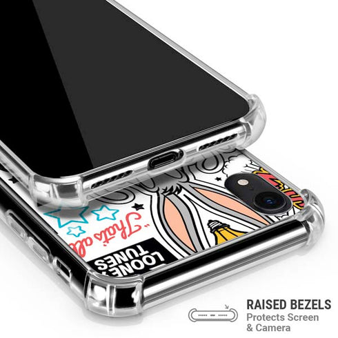 Looney Tunes Bugs Bunny Patches iPhone XR Clear Case