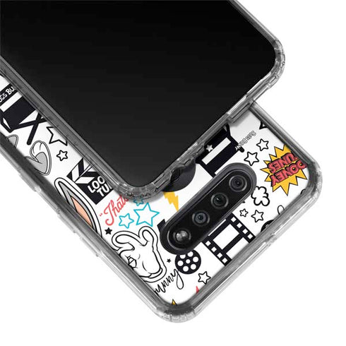 Looney Tunes Bugs Bunny Patches LG K51/Q51 Clear Case