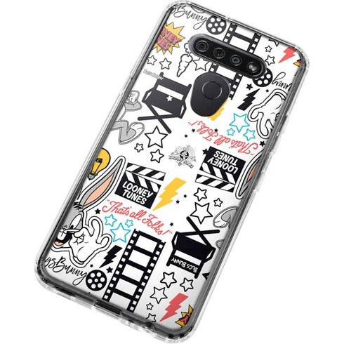 Looney Tunes Bugs Bunny Patches LG K51/Q51 Clear Case