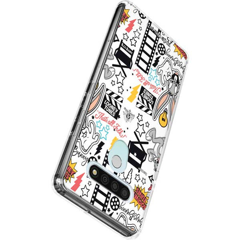 Looney Tunes Bugs Bunny Patches LG Stylo 6 Clear Case
