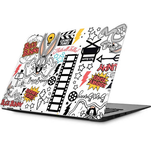 Looney Tunes Bugs Bunny Patches Apple MacBook Skin