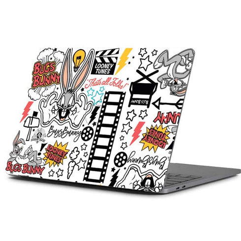 Looney Tunes Bugs Bunny Patches Apple MacBook Pro 13-inch Skin