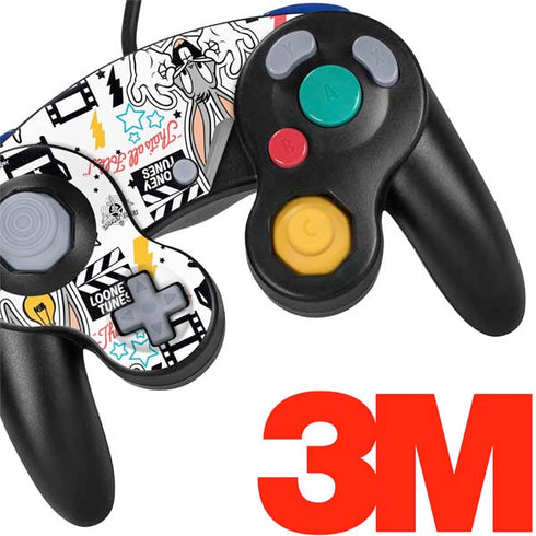 Looney Tunes Bugs Bunny Patches Nintendo GameCube Controller Skin