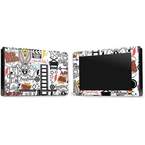 Looney Tunes Bugs Bunny Patches Nintendo Switch Bundle Skin