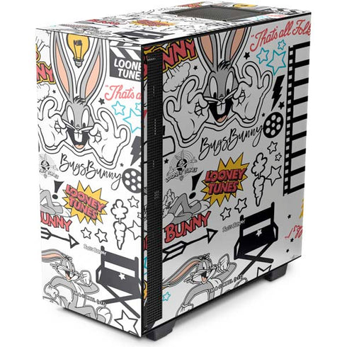 Looney Tunes Bugs Bunny Patches NZXT H510 Compact ATX Mid-Tower Case Skin