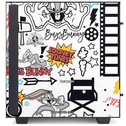Looney Tunes Bugs Bunny Patches NZXT H510 Compact ATX Mid-Tower Case Skin