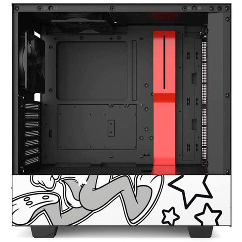 Looney Tunes Bugs Bunny Patches NZXT H510 Compact ATX Mid-Tower Case Skin