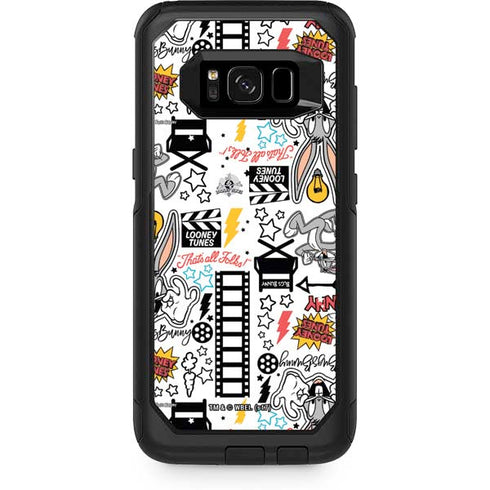 Looney Tunes Bugs Bunny Patches Otterbox Commuter Galaxy Skin