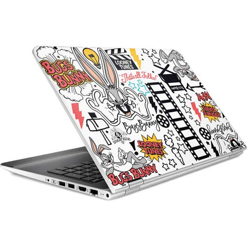 Looney Tunes Bugs Bunny Patches HP Pavilion Skin