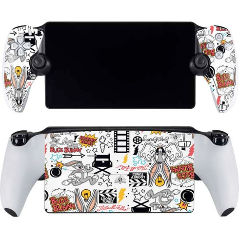Looney Tunes Bugs Bunny Patches PlayStation Portal Remote Player Skin