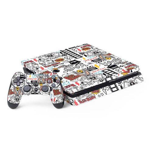 Looney Tunes Bugs Bunny Patches PS4 Slim Bundle Skin