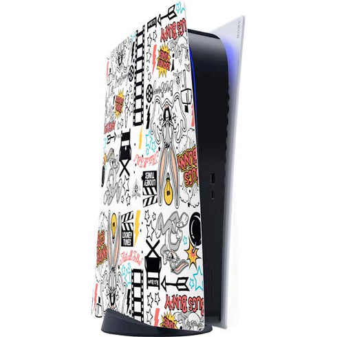 Looney Tunes Bugs Bunny Patches PS5 Digital Edition Console Skin
