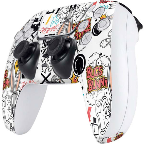 Looney Tunes Bugs Bunny Patches PS5 Controller Skin