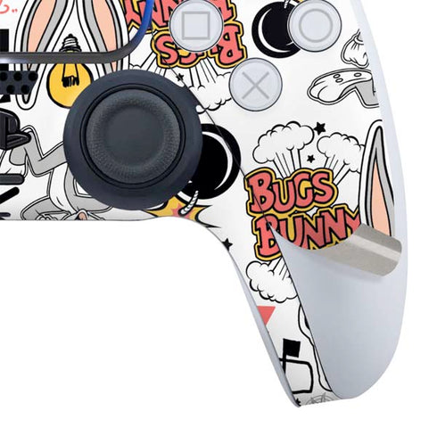 Looney Tunes Bugs Bunny Patches PS5 Slim Digital Edition Bundle Skin