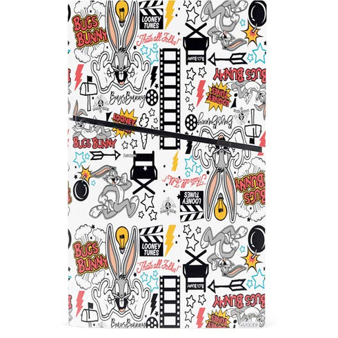 Looney Tunes Bugs Bunny Patches PS5 Slim Digital Edition Console Skin