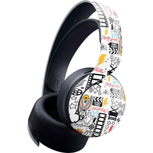 Looney Tunes Bugs Bunny Patches PULSE 3D Wireless Headset for PS5 Skin