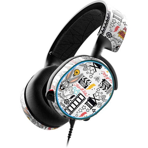 Looney Tunes Bugs Bunny Patches SteelSeries Arctis 3 Skin