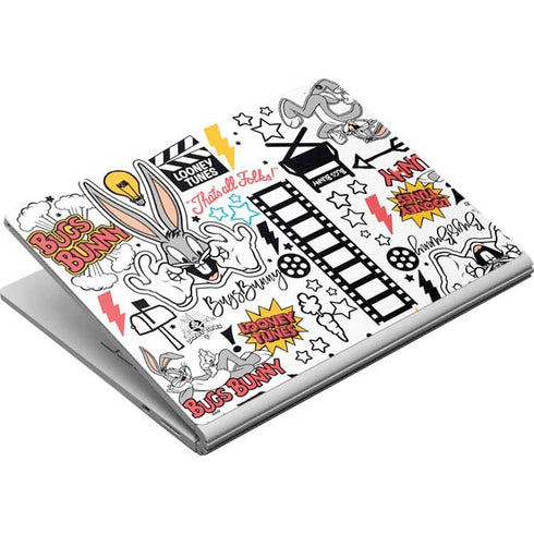 Looney Tunes Bugs Bunny Patches Surface Book Skin