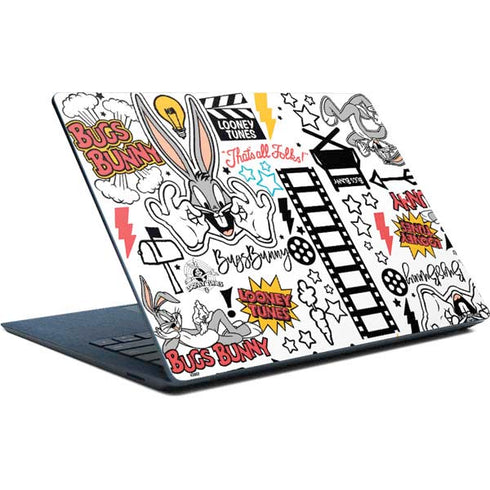 Looney Tunes Bugs Bunny Patches Surface Laptop Skin