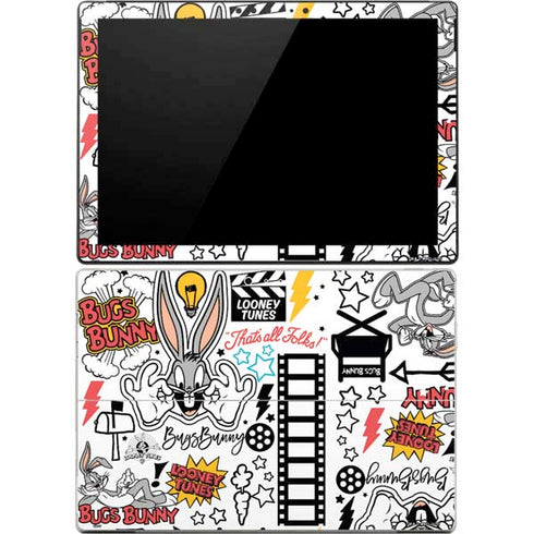 Looney Tunes Bugs Bunny Patches Surface Pro 4 Skin
