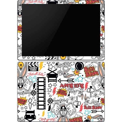 Looney Tunes Bugs Bunny Patches Surface Pro 6 Skin