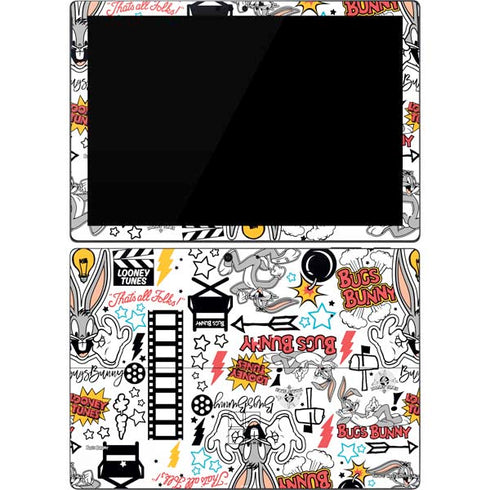 Looney Tunes Bugs Bunny Patches Surface Pro 7 Skin