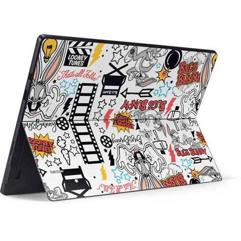 Looney Tunes Bugs Bunny Patches Surface Pro 7 Skin