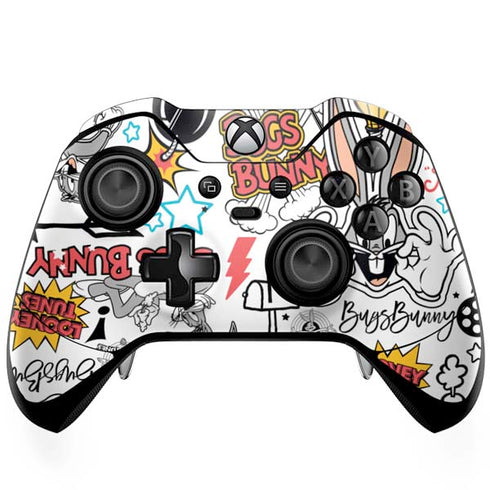 Looney Tunes Bugs Bunny Patches Xbox One Elite Controller Skin