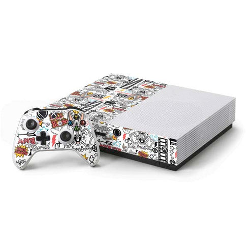 Looney Tunes Bugs Bunny Patches Xbox One S Console and Controller Bundle Skin