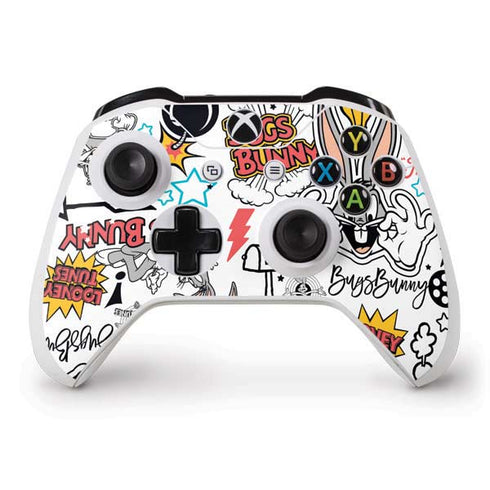 Looney Tunes Bugs Bunny Patches Xbox One S Controller Skin