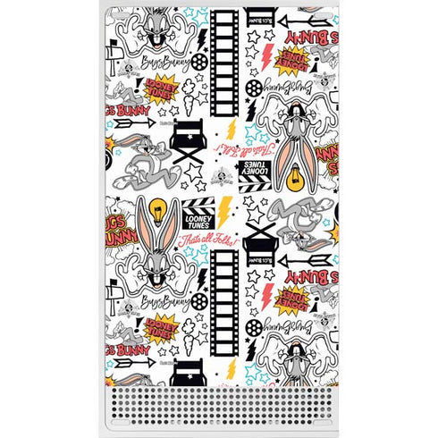 Looney Tunes Bugs Bunny Patches Xbox Series S Console Skin