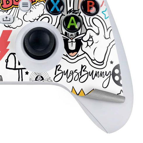 Looney Tunes Bugs Bunny Patches Xbox Series S Controller Skin