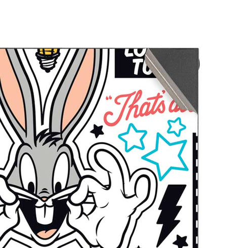 Looney Tunes Bugs Bunny Patches Xbox Series X Console Skin