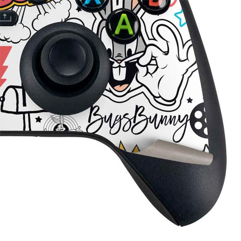 Looney Tunes Bugs Bunny Patches Xbox Series X Controller Skin
