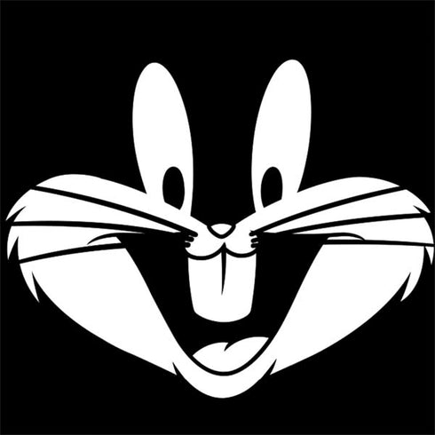 Looney Tunes Bugs Bunny Plain Black and White Nintendo 2DS XL (2017) Skin