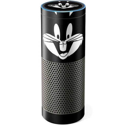 Looney Tunes Bugs Bunny Plain Black and White Amazon Echo Skin