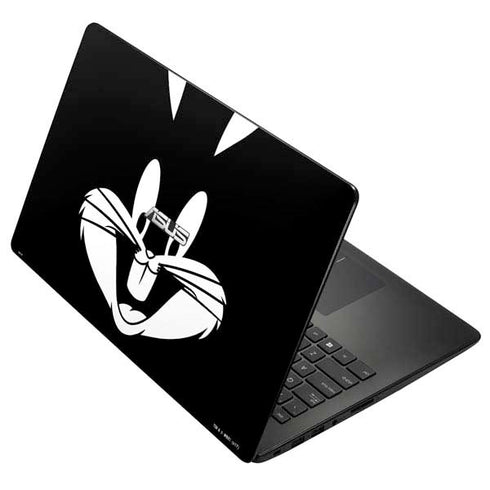 Looney Tunes Bugs Bunny Plain Black and White Asus X502CA 15.6 Skin