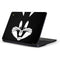 Looney Tunes Bugs Bunny Plain Black and White Samsung Chromebook Skin