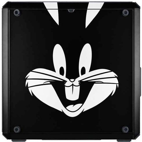 Looney Tunes Bugs Bunny Plain Black and White Cooler Master MasterBox Q300L Mini Tower Skin