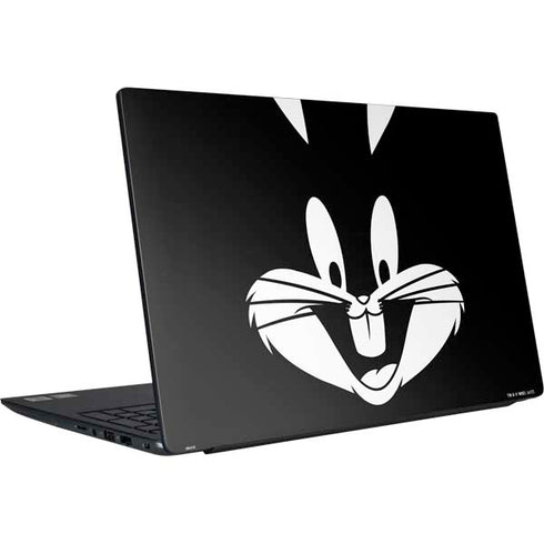 Looney Tunes Bugs Bunny Plain Black and White Dell Vostro Skin