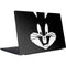 Looney Tunes Bugs Bunny Plain Black and White Dell Vostro Skin