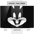 Looney Tunes Bugs Bunny Plain Black and White Dell Vostro Skin