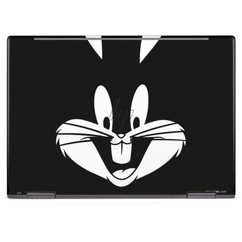 Looney Tunes Bugs Bunny Plain Black and White HP Envy Skin