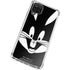 Looney Tunes Bugs Bunny Plain Black and White Galaxy A12 Clear Case