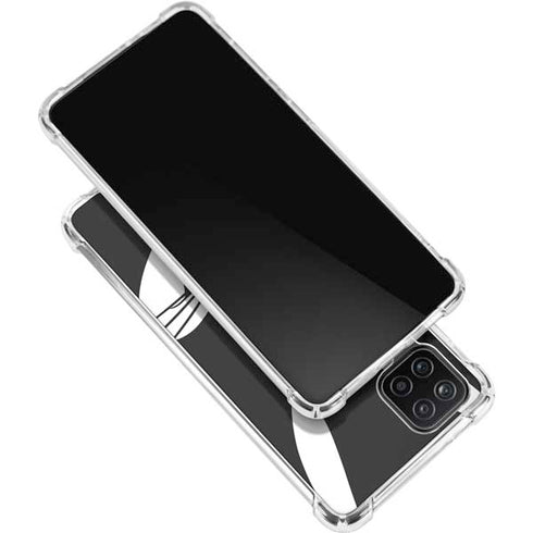 Looney Tunes Bugs Bunny Plain Black and White Galaxy A12 Clear Case