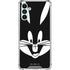 Looney Tunes Bugs Bunny Plain Black and White Galaxy A13 5G Clear Case