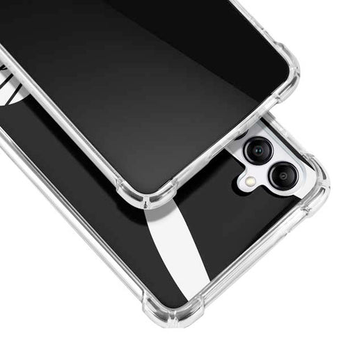 Looney Tunes Bugs Bunny Plain Black and White Galaxy A14 5G Clear Case