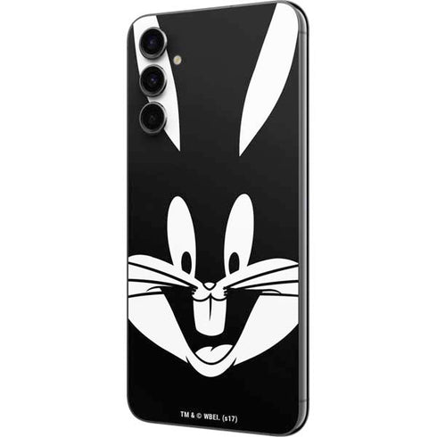 Looney Tunes Bugs Bunny Plain Black and White Galaxy A14 5G Skin