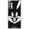 Looney Tunes Bugs Bunny Plain Black and White Galaxy A15 5G Clear Case