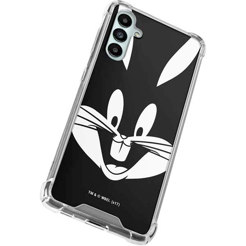 Looney Tunes Bugs Bunny Plain Black and White Galaxy A15 5G Clear Case